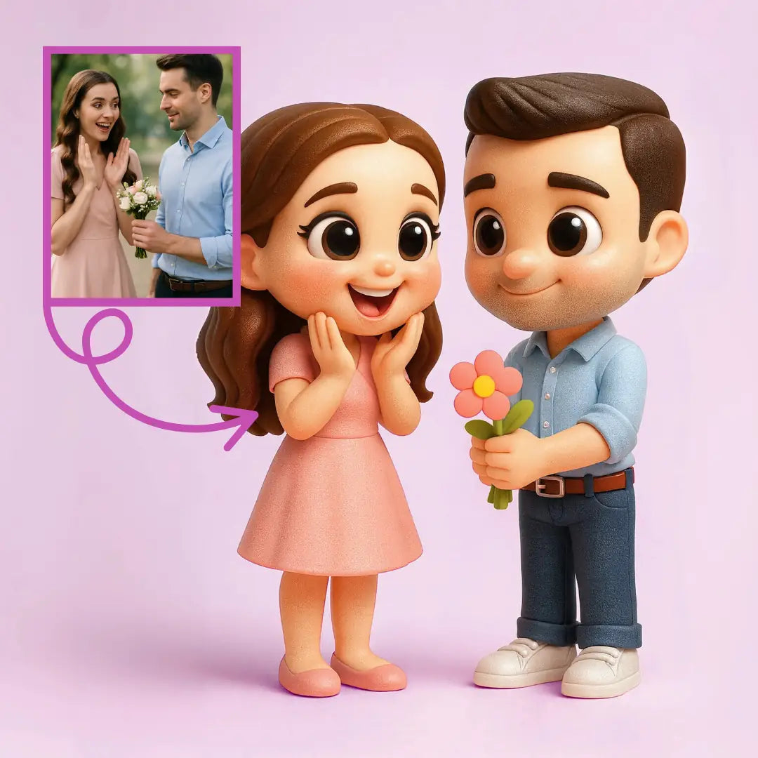 Anı Figürü | Fotoğraftan Kişiye Özel 3D Minyatür
