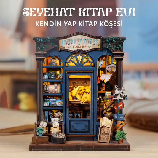 Seyahat İzleri Mini Kitap Köşesi Kendin Yap Seti